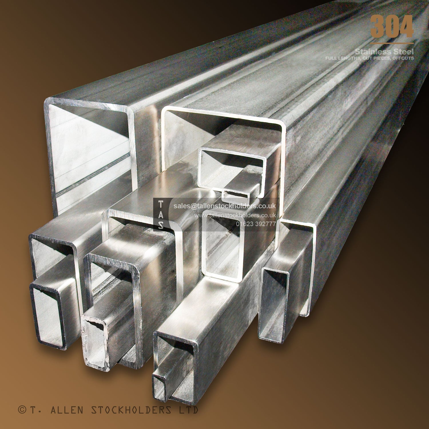 304 STAINLESS STEEL RHS - FULL RANGE