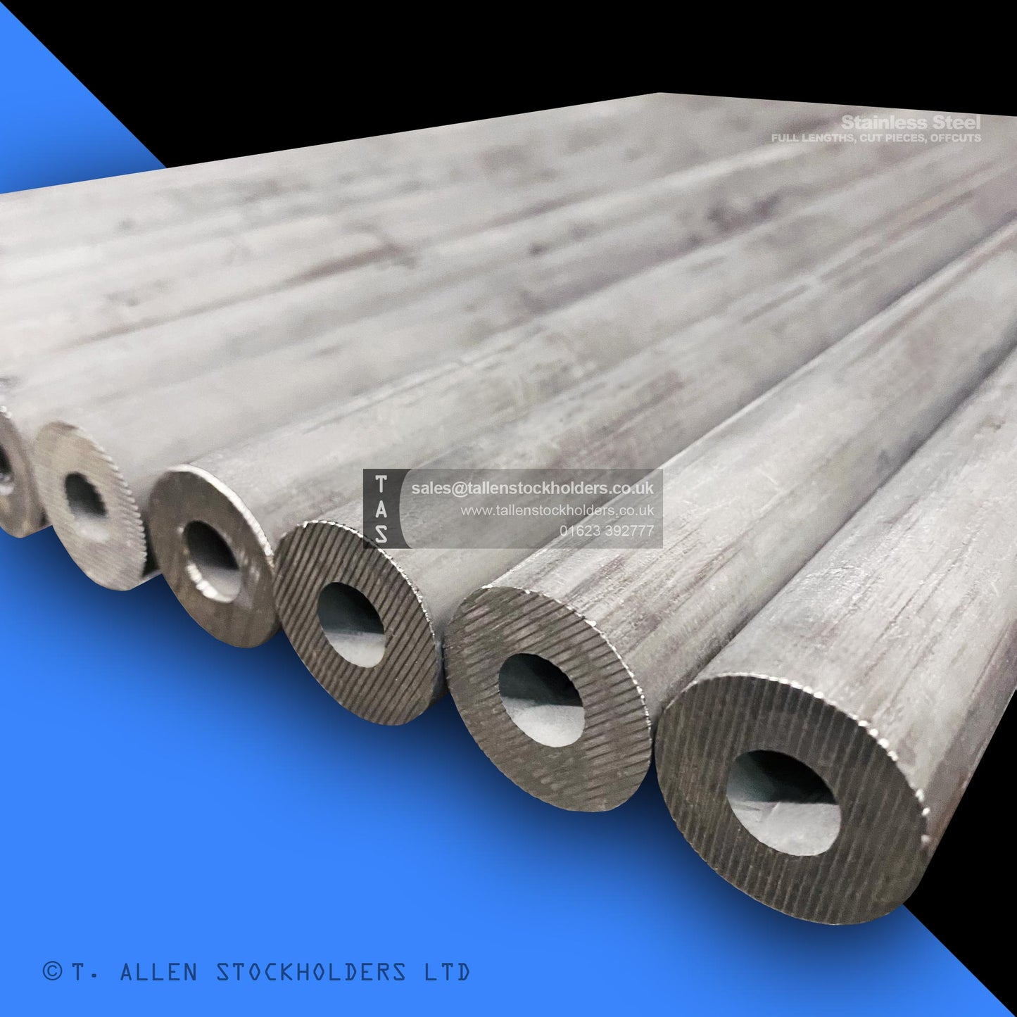 304, 316 Stainless Steel Hollow Bar - Stainless Steel Suppliers in Mortimer