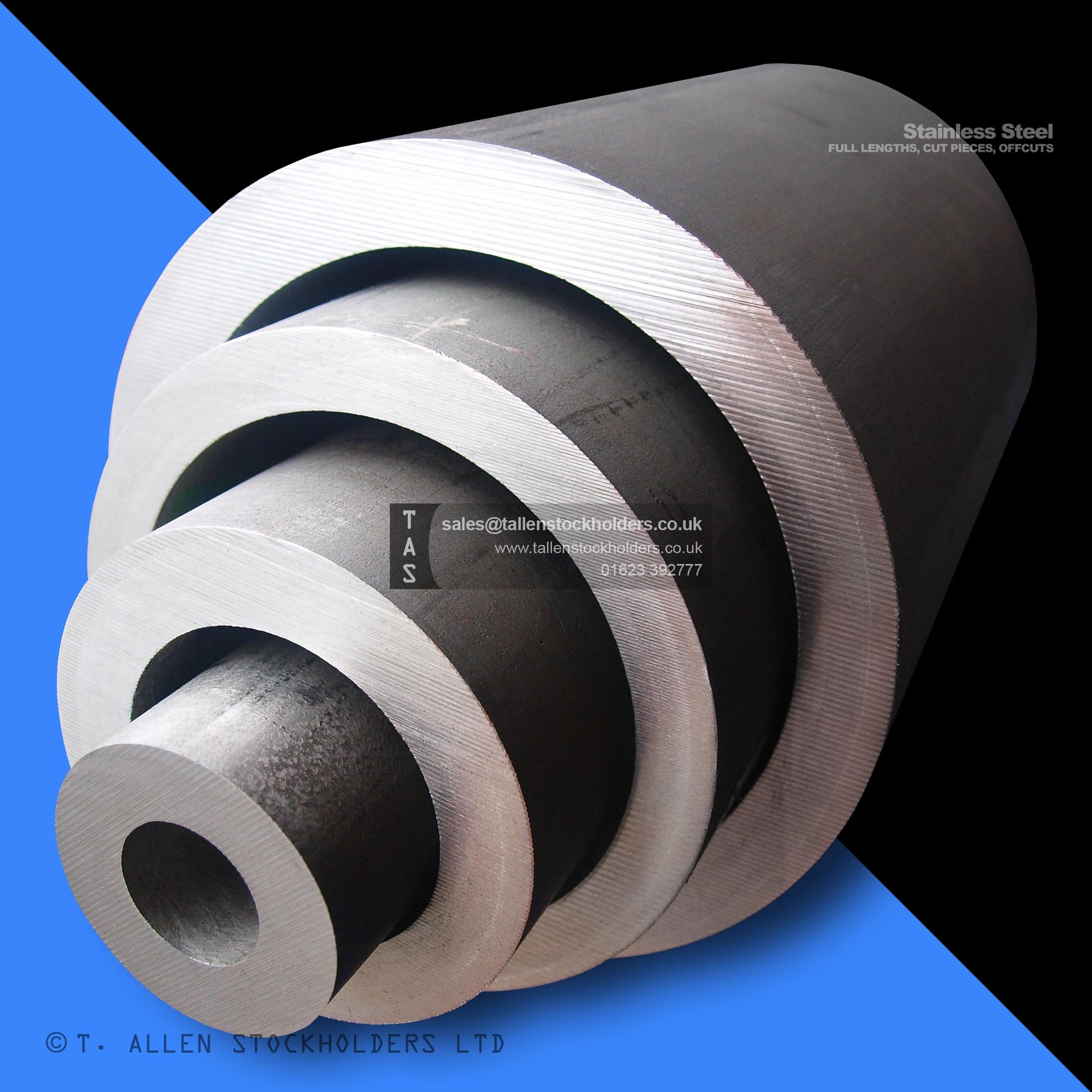 304, 316 Stainless Steel Hollow Bar - Stainless Steel Suppliers in Queenborough and Rushenden