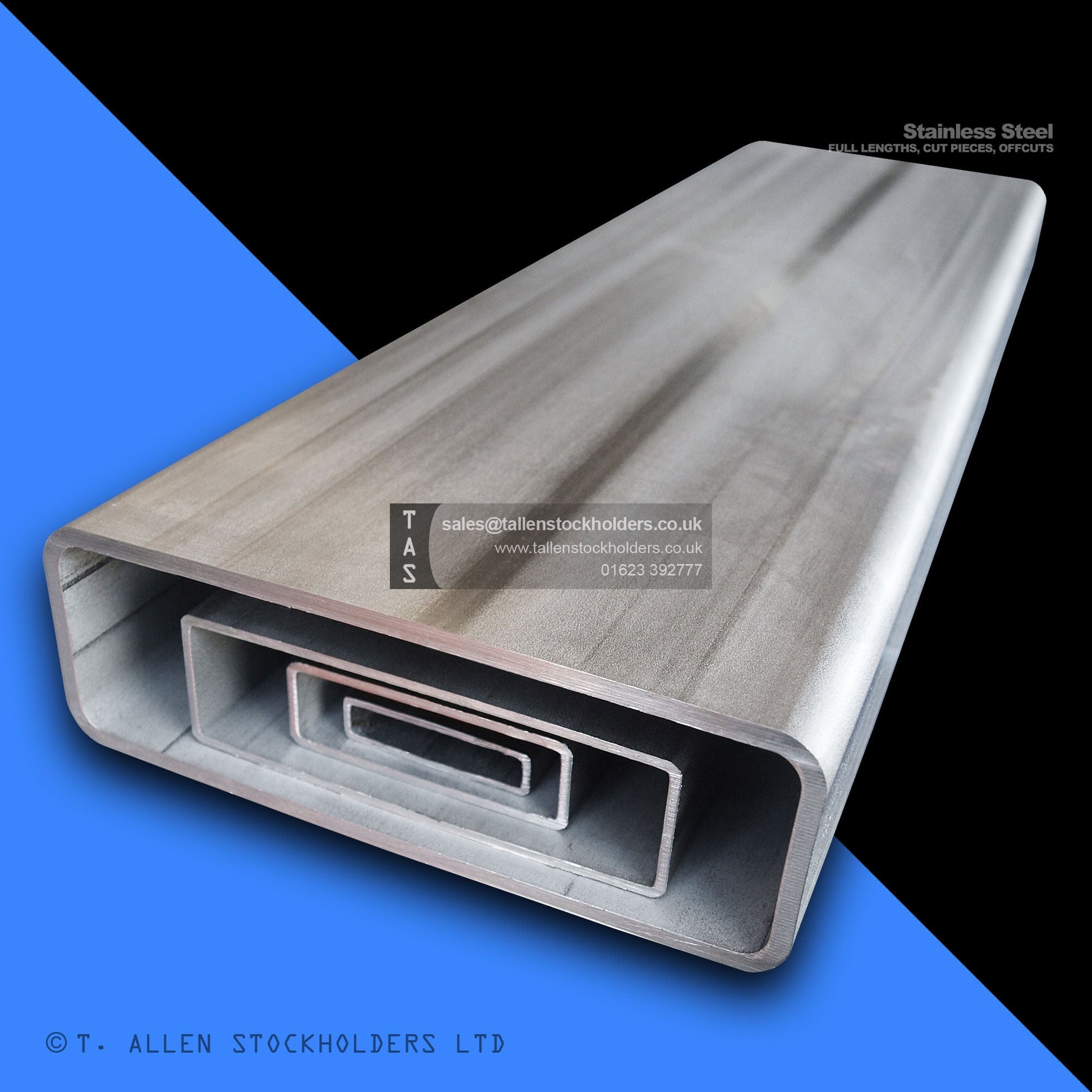 304 & 316 Stainless Steel Rectangular Box Section | Rectangular Hollow Section (RHS) - Stainless Steel Suppliers in Washington (Tyne and Wear)