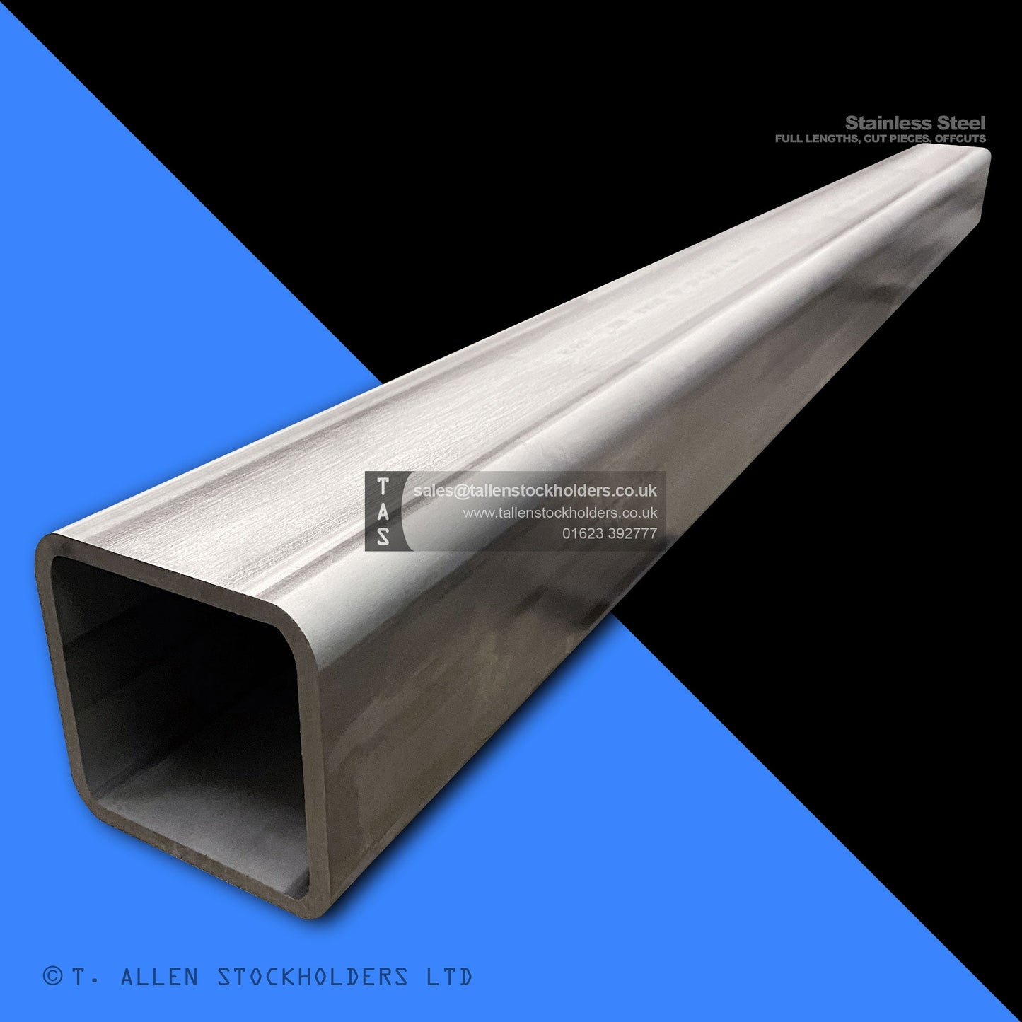 304 & 316 Stainless Steel Square Box Section | Square Hollow Section (SHS) - Stainless Steel Suppliers in Troon