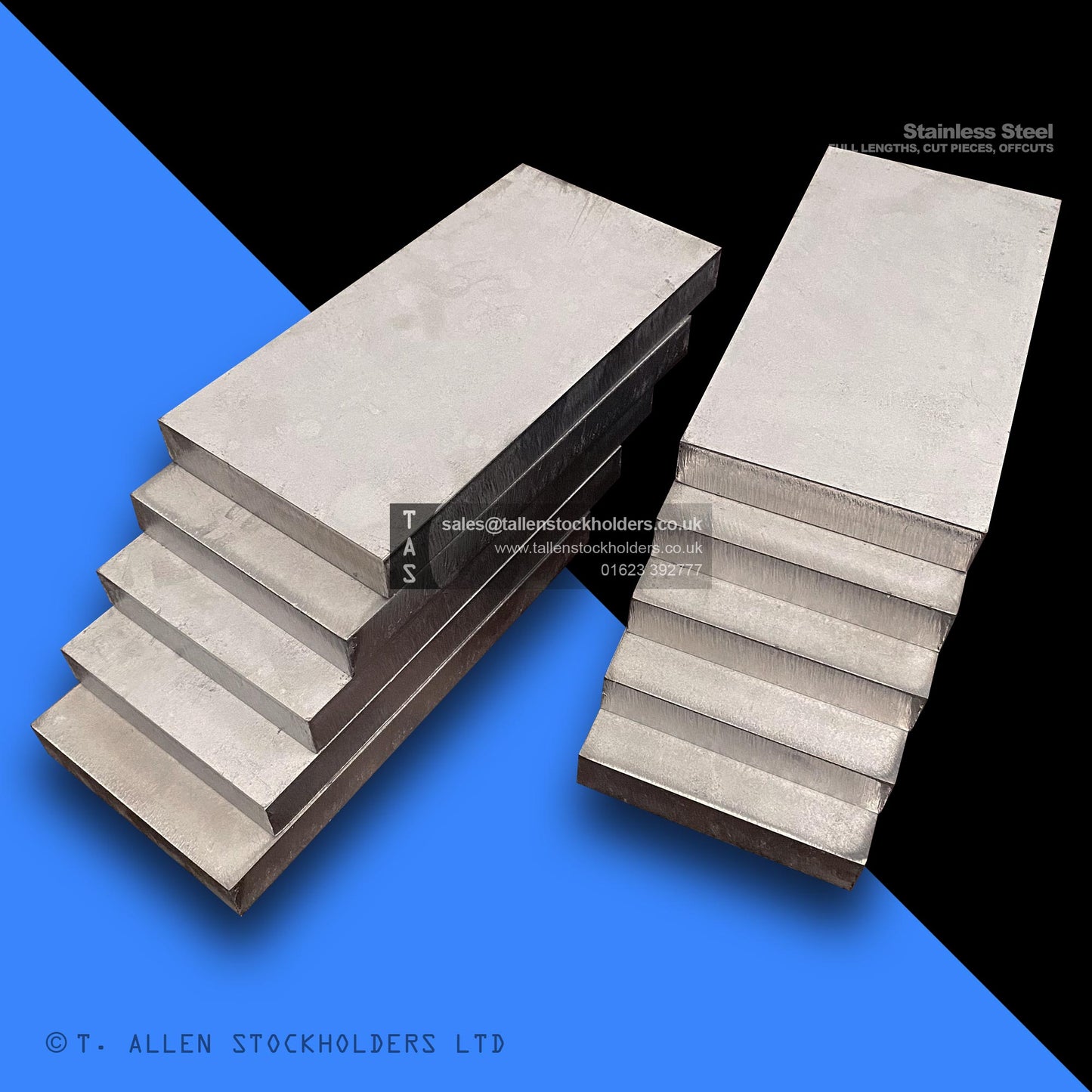 304, 316, 321, 310 Stainless Steel Flat Bar | Hot Rolled, Slit & Edge Rolled, Cold Drawn - Stainless Steel Suppliers in Ventnor