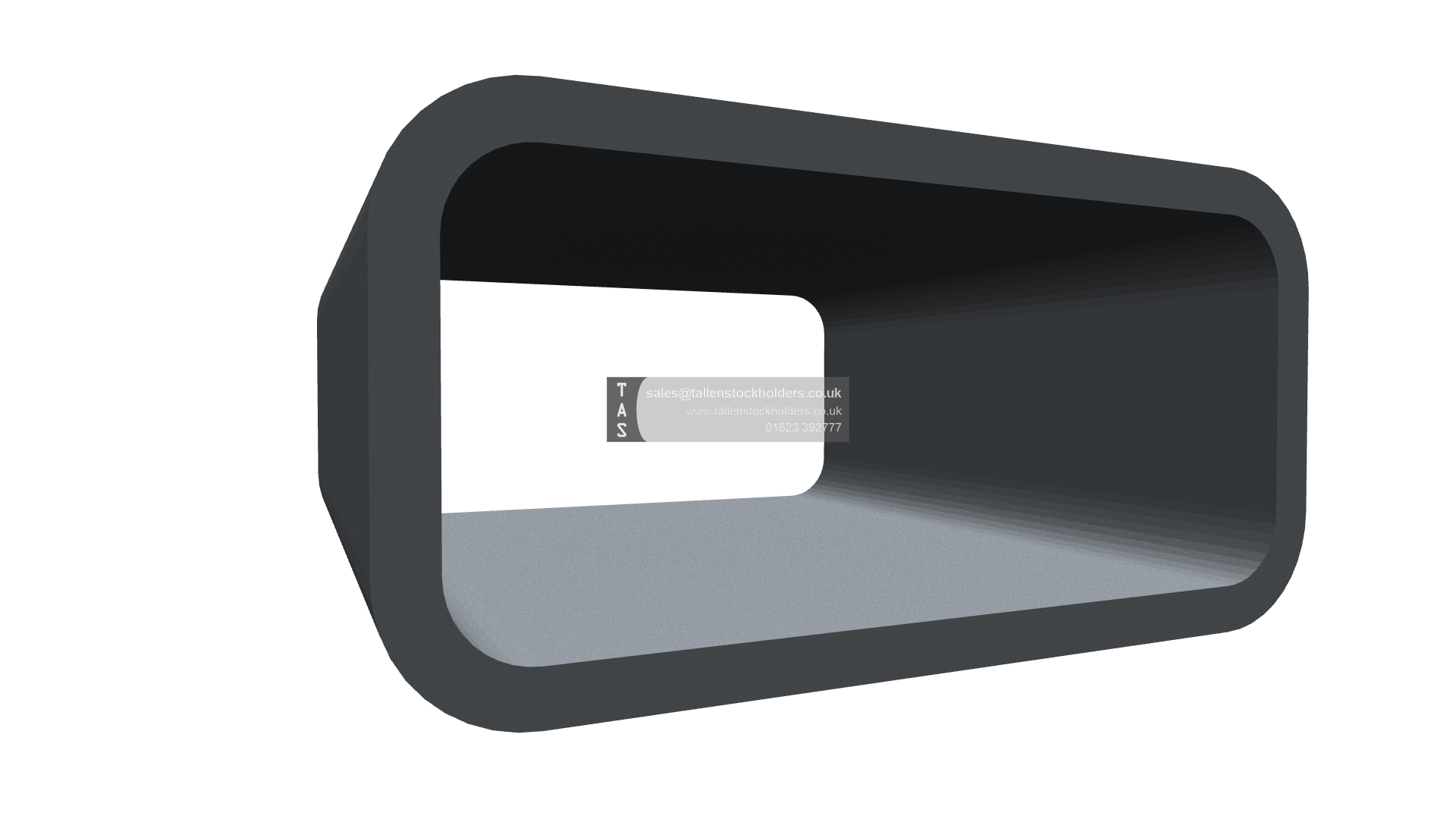 200 X 100 X 10 RECTANGULAR BOX SECTION, RHS, 304 STAINLESS STEEL