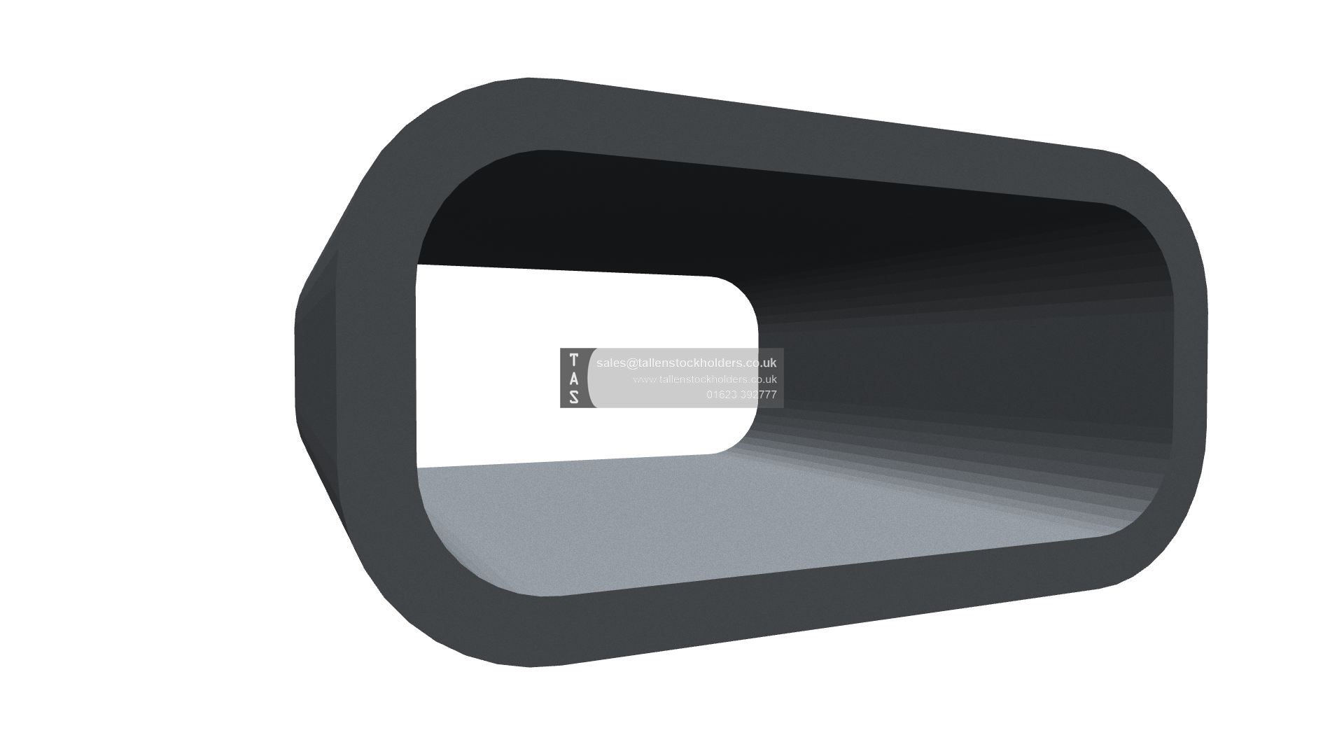 200 X 100 X 12 RECTANGULAR BOX SECTION, RHS, 304 STAINLESS STEEL
