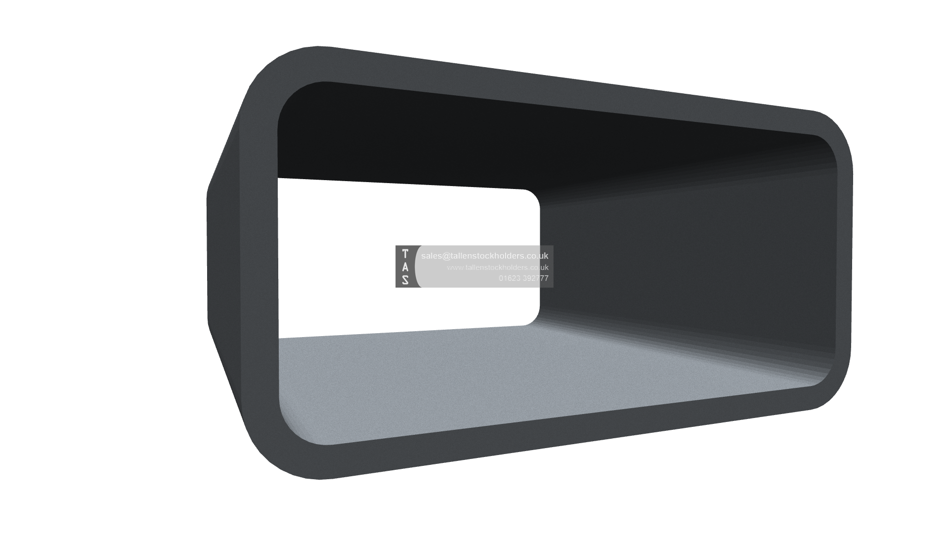 200 X 100 X 8 RECTANGULAR BOX SECTION, RHS, 304 STAINLESS STEEL