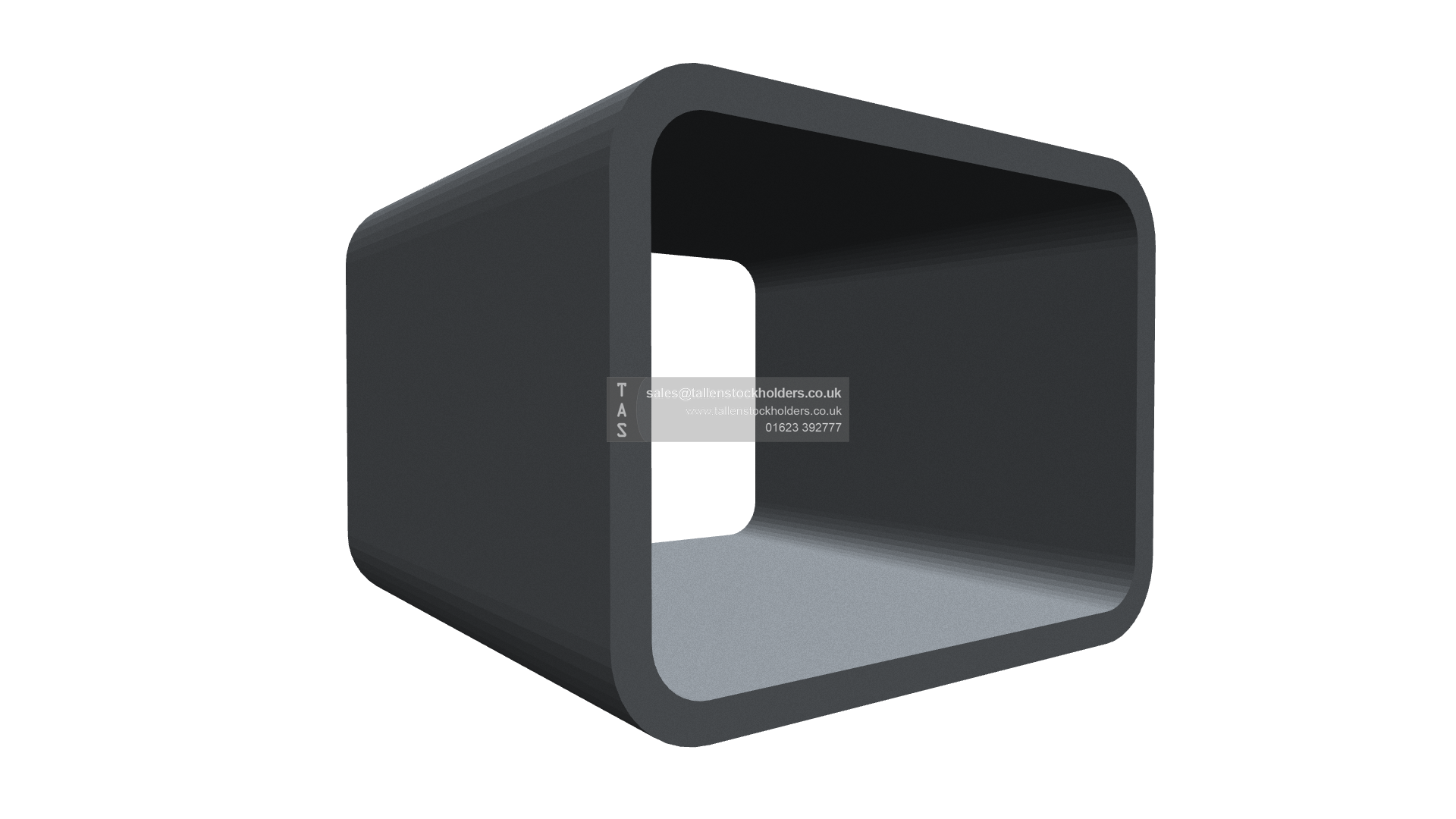 200 X 150 X 10 RECTANGULAR BOX SECTION, RHS, 304 STAINLESS STEEL